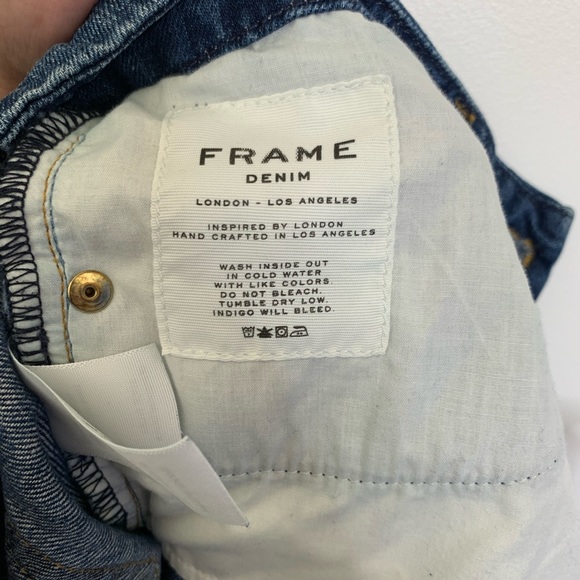 Frame Denim Le Grand Garçon cuffed jeans - Picture 7 of 8